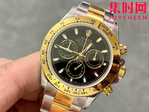 ROLEX劳力士 宇宙计型迪通拿系列 间金黑盘 男士腕表 商品图2