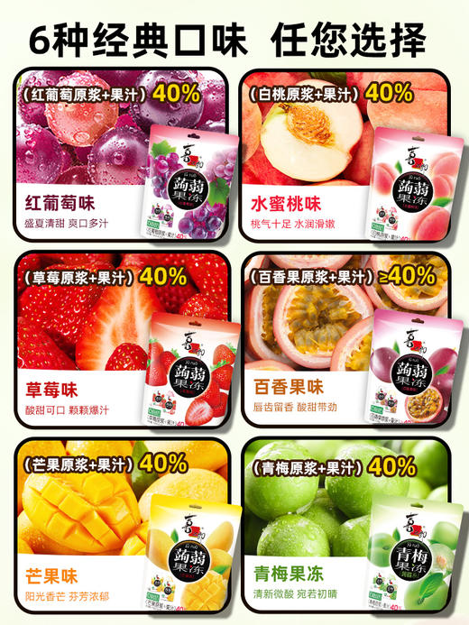 喜之郎 零脂肪 蒟蒻果冻 120g/袋 商品图10
