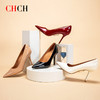 CHCH祈祈气质职业高跟漆皮细跟女士单鞋CM1B5621 商品缩略图1