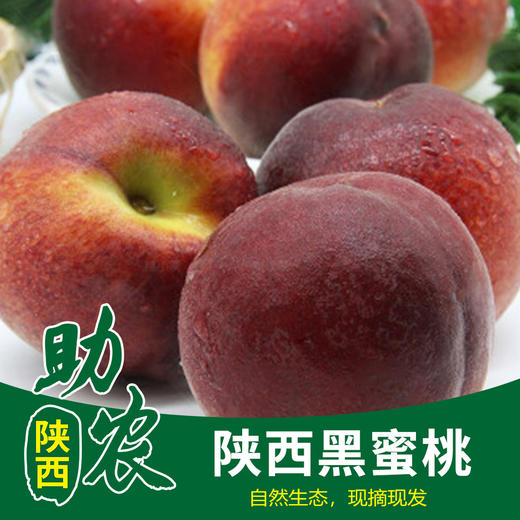【陕西】黑密桃10斤（自然熟，现摘现发） 商品图0