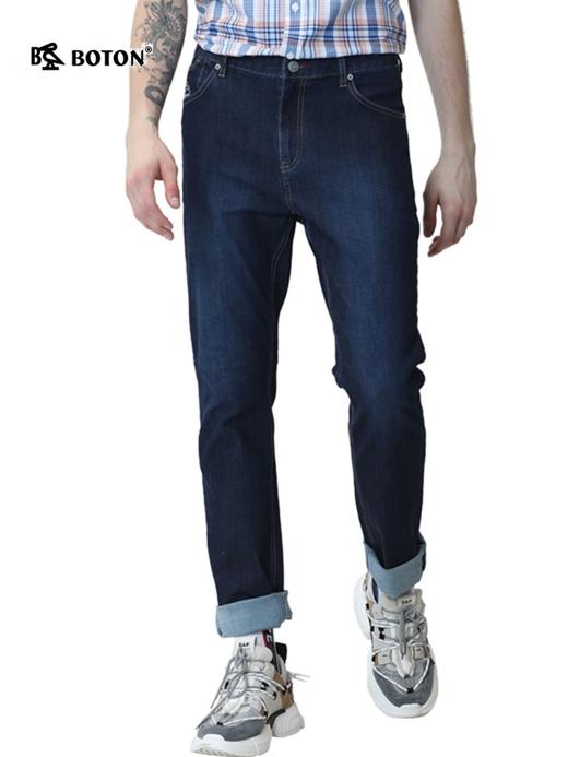 波顿年春秋季薄款牛仔裤男直筒百搭男士休闲高端潮牌长裤子ME687120 商品图4