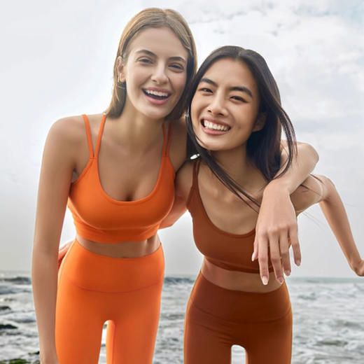 跃牌 【欲动春风】系列 轻薄瑜伽文胸女高弹透气防震跑步运动内衣训练健身背心32755 商品图0