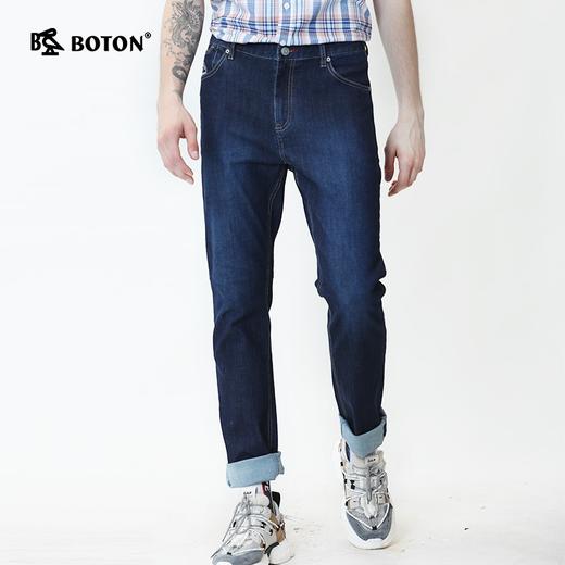 波顿年春秋季薄款牛仔裤男直筒百搭男士休闲高端潮牌长裤子ME687120 商品图3