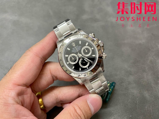 ROLEX劳力士 宇宙计型迪通拿系列 银壳黑盘 男士腕表 商品图3