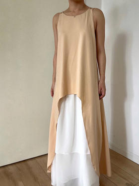 Stolen｜new AIGNER dress [ 吊带露背连衣裙 裸 ]