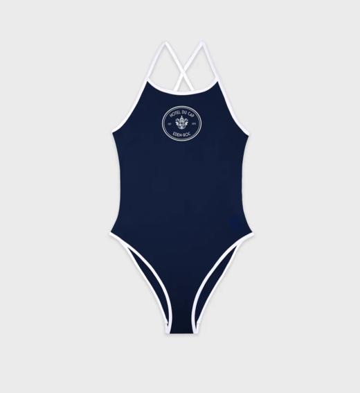 Sporty & Rich - Eden Crest Bathing Suit - Navy - 女装 - 泳装 - 深蓝色 商品图0