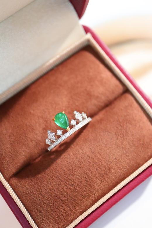 0.5ct 祖母绿戒指 商品图5