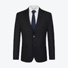 【含羊毛】柒牌男士西服2024春季新款商务正装平驳领黑色西装外套126C70220 商品缩略图4