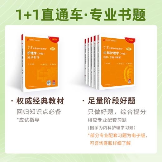 2025年丁震369-372亚专业主管护师 1+1直通车 网课视频零基础精讲课+书本全家桶 商品图1