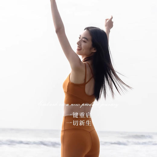 跃牌 【欲动春风】系列 轻薄瑜伽文胸女高弹透气防震跑步运动内衣训练健身背心32755 商品图3