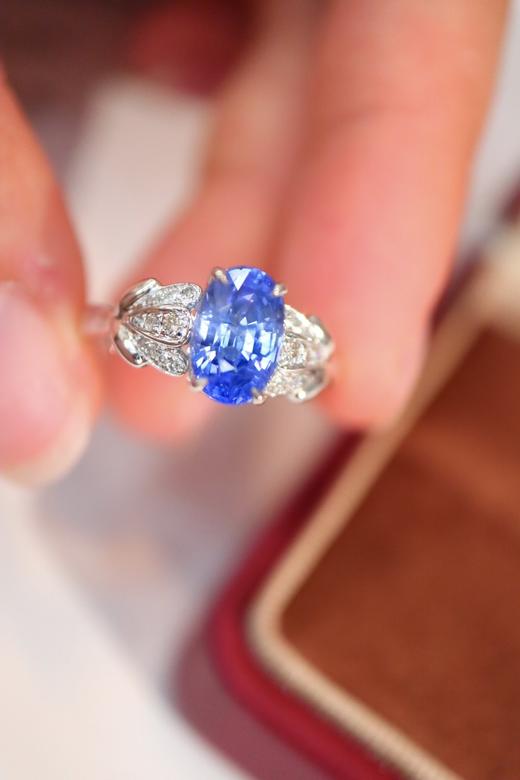 2.1ct 蓝宝石戒指 商品图1