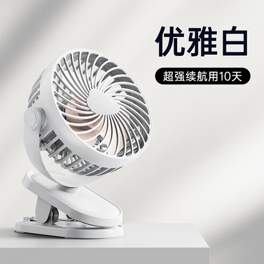 【精选】迪菲丝妮桌面云朵夹子充电款风扇（四色可选） 商品图6
