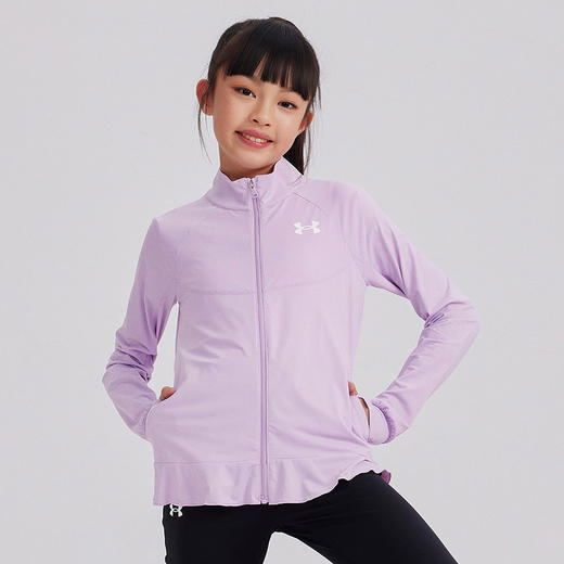 【困妈专属】正品Under Armour安德玛 季末清仓 超低折扣  女童凉感针织防晒外套 242204506 商品图4