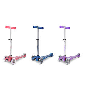 Micro迈古迷你豪华版闪耀滑板车 儿童滑滑车宝宝车小孩童车2-5岁