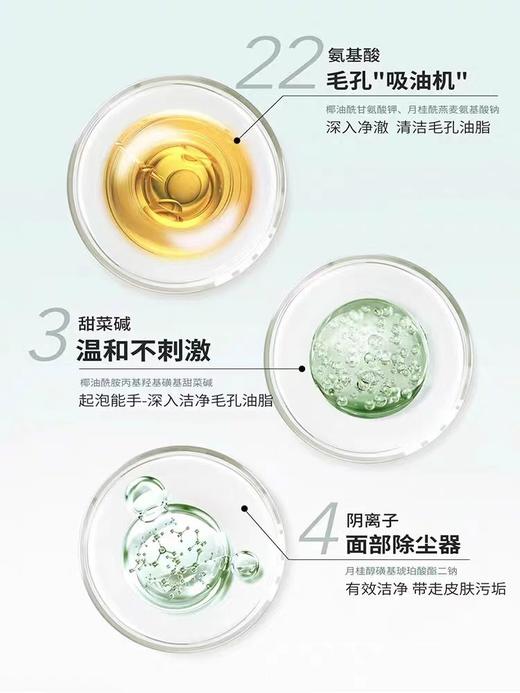 半亩花田 氨基酸清润洁面乳 控油清洁 油性肤质混合肌 120g/120g*2 商品图2