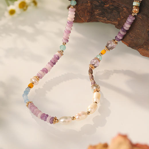 优选丨MANREYA玛芮雅“紫霞仙子”紫水晶珍珠多巴胺手链 商品图4