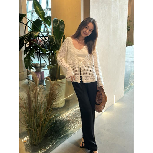 25特价 2407101   真丝莨绸 微阔腿裤 商品图6