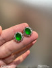 老坑玻璃种帝王绿蛋面耳钉【4292006】具体价格微信咨询 商品缩略图1