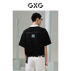 GXG黑色圆领短袖T恤G24X442095 商品缩略图3