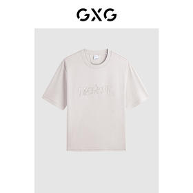 GXG橄榄绿圆领短袖T恤G24X442042