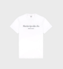 Sporty & Rich - Hotel du Cap Cursive T-Shirt - White - 女装 - T恤 - 白色 商品缩略图0