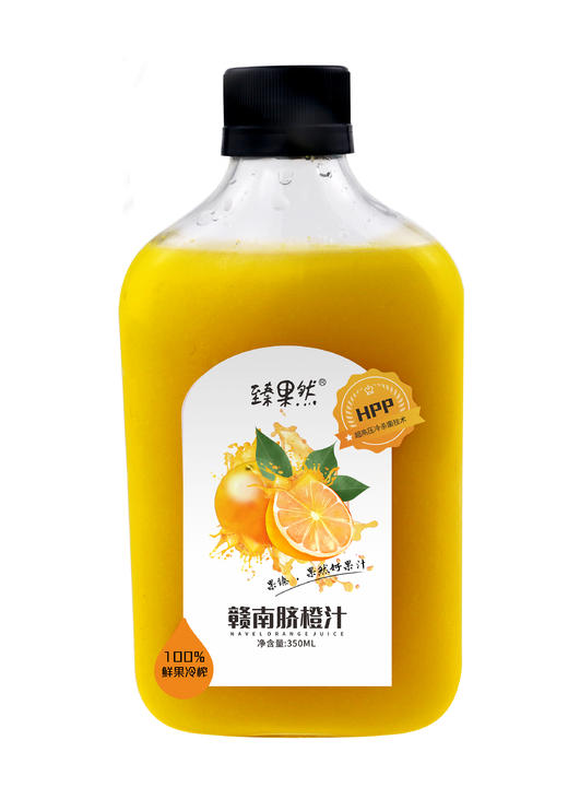 臻果然 赣南脐橙汁6瓶装 商品图1
