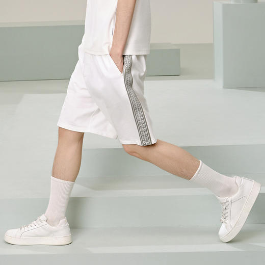 GXG黑色针织短裤G24X222022 商品图2