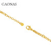 GAONAS  国风设计时尚葫芦金色手链 10572SGO 商品缩略图2