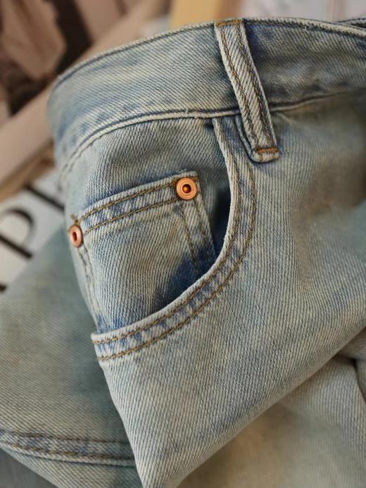 鲁现 【2118】 夏季窄版 莱赛尔棉凉爽透气牛仔裤 商品图4