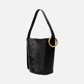 牛皮软花园桶包