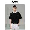 GXG黑色圆领短袖T恤G24X442095 商品缩略图0