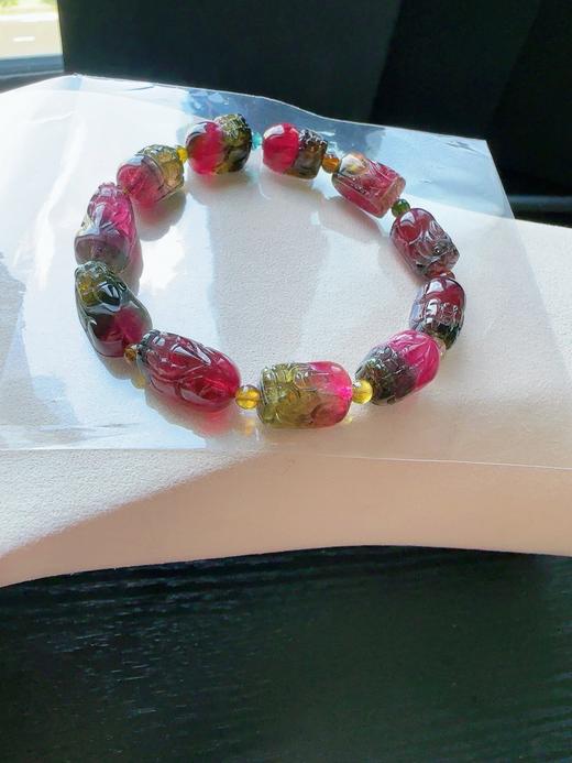 25.8g 雕刻碧玺手链 商品图6