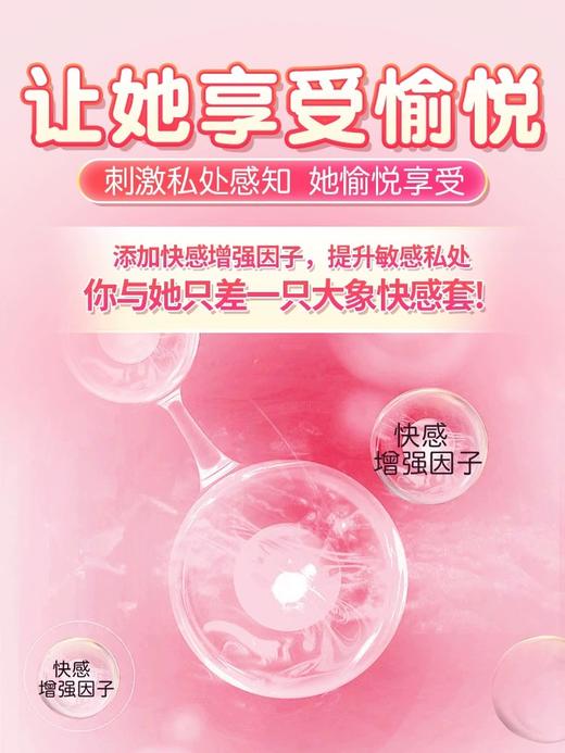 【003玻尿酸 高潮女生全系列】大象高潮女生全系列 高潮女生小颗粒  青春女生 高潮炫金 玻尿酸 至薄系列 快感增强液 商品图1