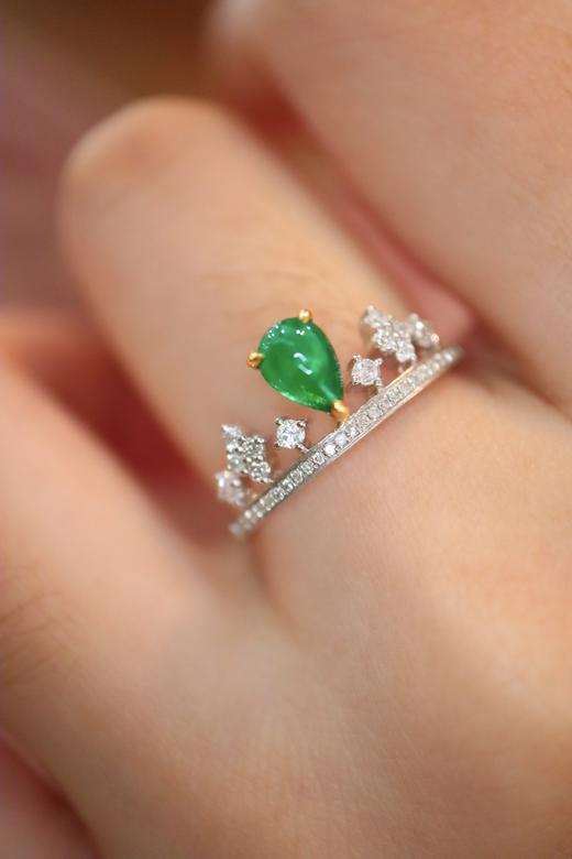 0.5ct 祖母绿戒指 商品图7