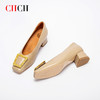 CHCH平衡鞋气质通勤方扣装饰法式复古方跟女式单鞋CN2B5171 商品缩略图0