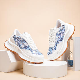 CHCH平衡鞋时尚印花运动休闲女鞋厚底老爹鞋CN1B5171