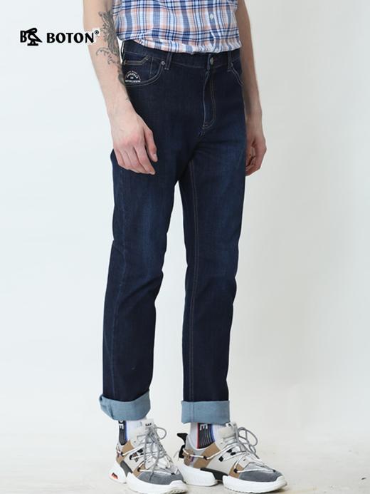 波顿年春秋季薄款牛仔裤男直筒百搭男士休闲高端潮牌长裤子ME687120 商品图6