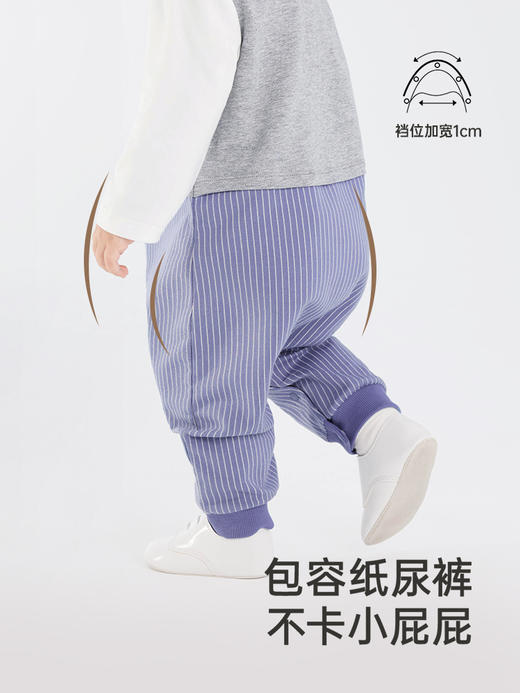 英氏婴儿连体衣秋季男童外出连身衣2024新款宝宝衣服YRHAJ3Q551A 商品图2