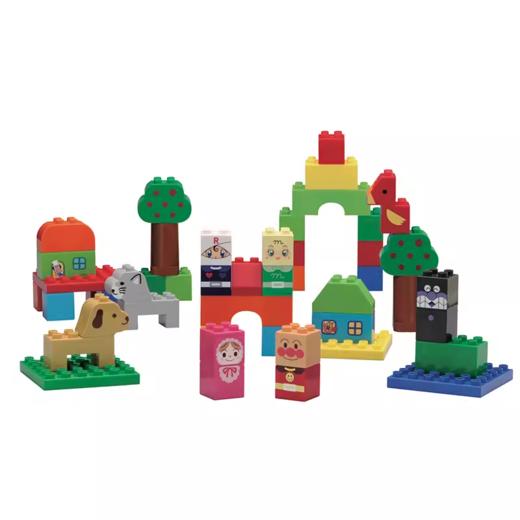 万代 Bandai 面包超人初阶积木桶（大号）BANC466597 商品图0