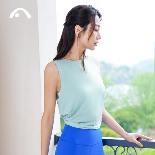 2024爱暇步春夏新品瑜伽运动户外背心罩衫A23051NLG 商品图3