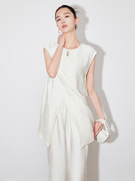 【E】层次无袖设计感休闲套装-A01VT159