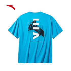 安踏SHOCK4 |运动短袖t恤男夏季宽松透气薄针织运动上衣152431140【库存有限，如无货将做退款，介意慎拍！】