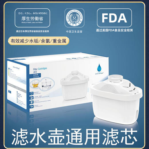 净水壶滤芯 家用厨房活性炭过滤芯净水器滤芯滤水壶滤芯碧然标准款使用过滤芯 商品图0