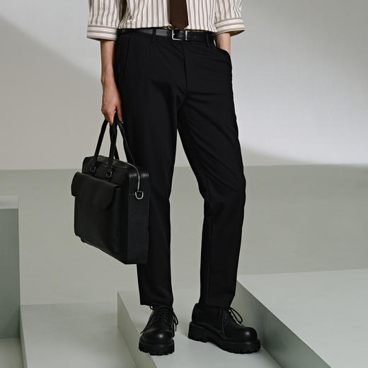 GXG卡其色小脚九分裤G24X022026 商品图2