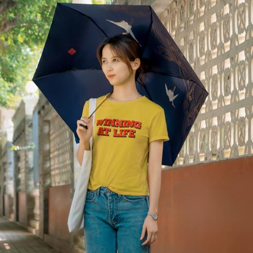 16604-GMA035 故宫宫廷百花图卷系列防晒伞（藏青色） 商品图4