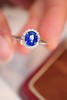 1.0ct 蓝宝石戒指 商品缩略图0