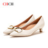 CHCH平衡鞋专柜同款浅口尖头羊皮女士单鞋时尚舒适通勤CM1B5531 商品缩略图1
