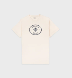 Sporty & Rich - Eden Crest Kennedy T-Shirt - Cream - 女装 - T恤 - 奶油色
