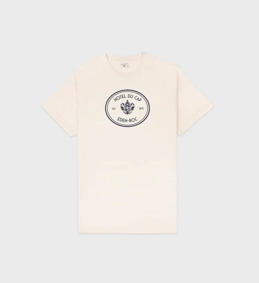Sporty & Rich - Eden Crest Kennedy T-Shirt - Cream - 女装 - T恤 - 奶油色 商品图0