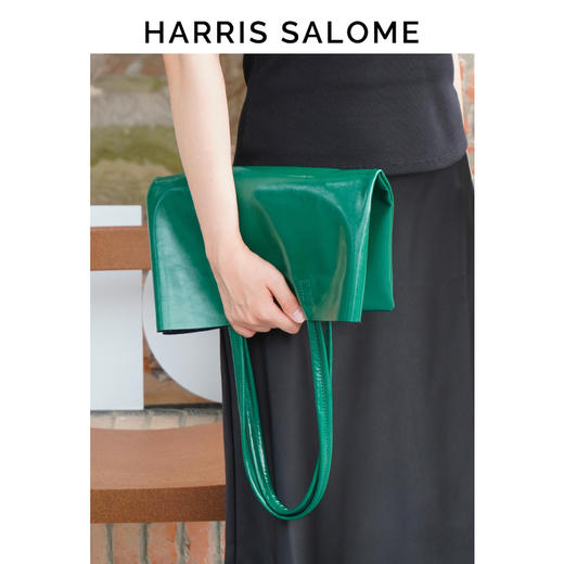 Harris Salome复古牛皮大容量单肩包 商品图7